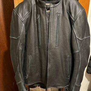 Men's Black Leather Jacket